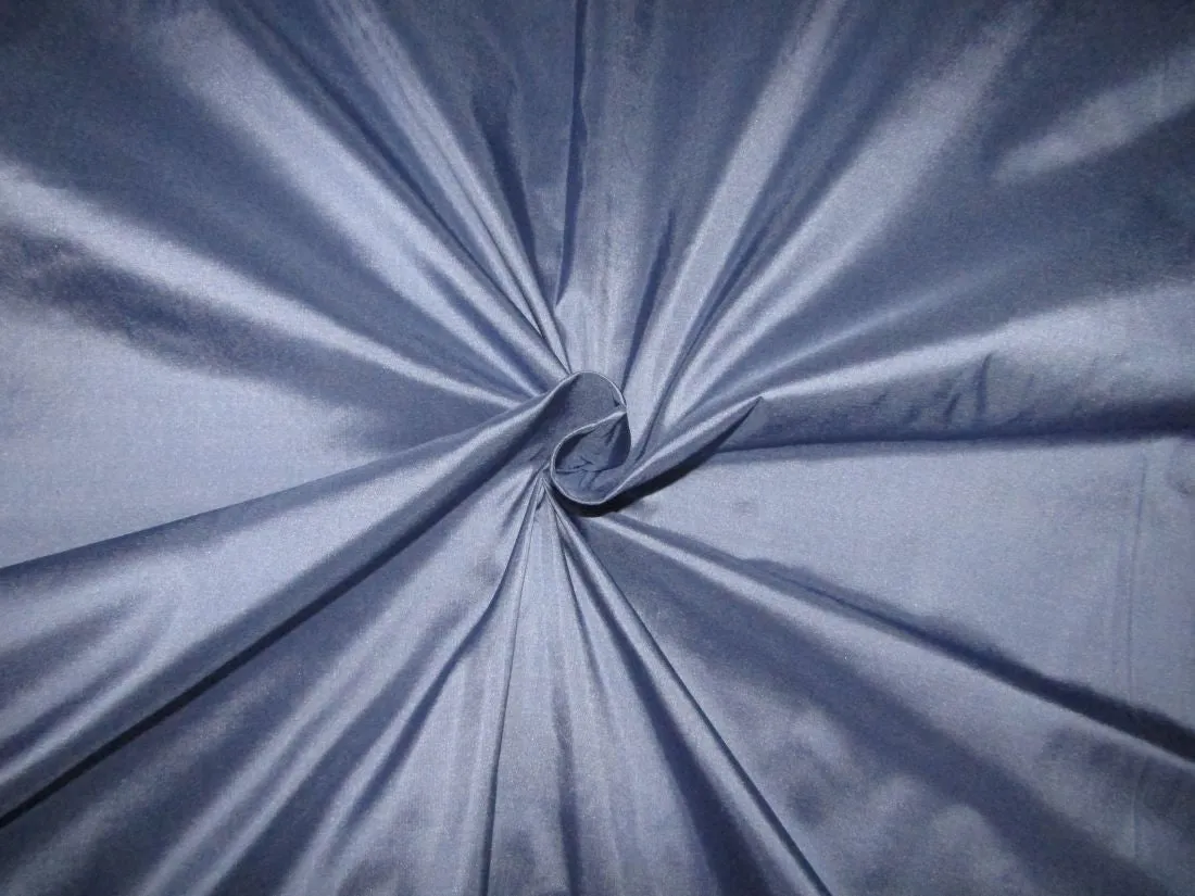 100% Pure SILK TAFFETA BLUE color 22 momme Fabric 54" wide TAF249[1]