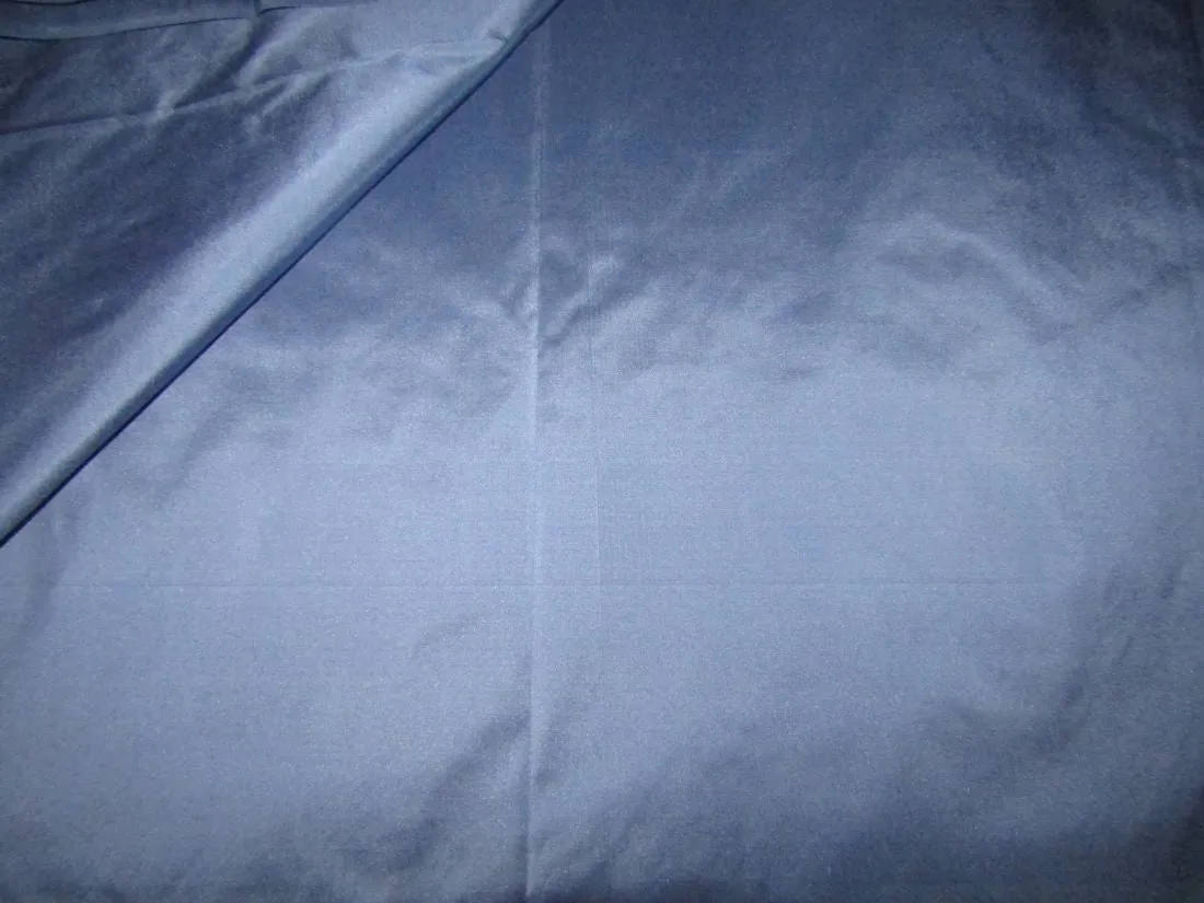 100% Pure SILK TAFFETA BLUE color 22 momme Fabric 54" wide TAF249[1]