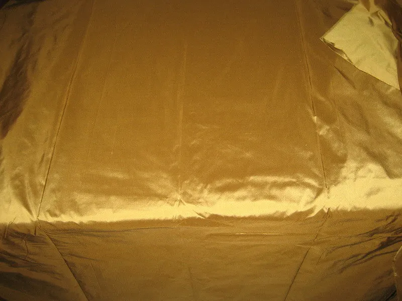 100% Pure SILK TAFFETA FABRIC Dessert Camel color 54" wide TAF89[3]