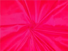 100% Pure Silk Taffeta Fabric Hot Pink x Fuchsia Pink Color 54&quot;TAF275[1]