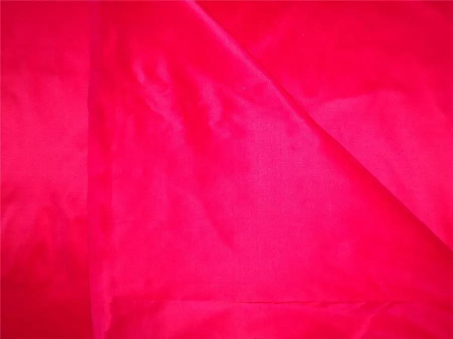 100% Pure Silk Taffeta Fabric Hot Pink x Fuchsia Pink Color 54&quot;TAF275[1]