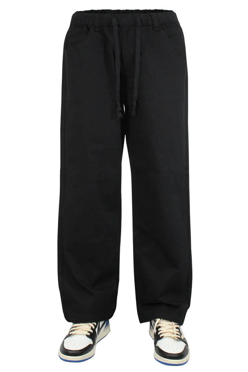 Baggy Fit Open Bottom Jogger Pants