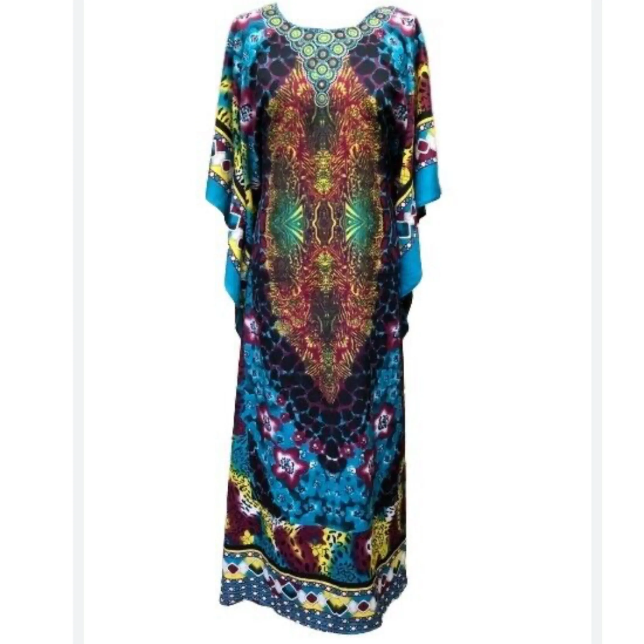 Blue Mia Kaftan Dress 10-22