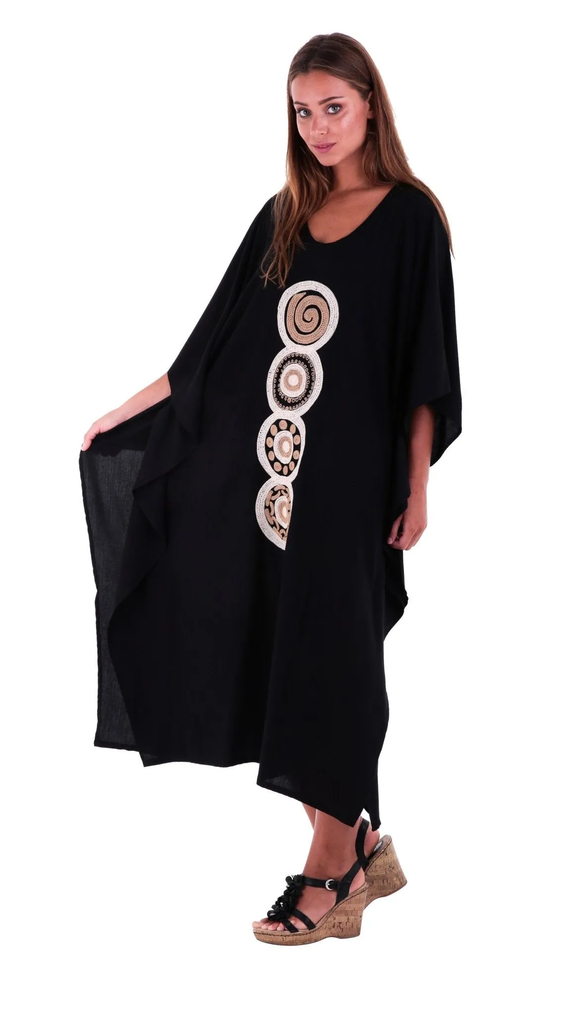 Bohemian Mandala Kaftan Dress