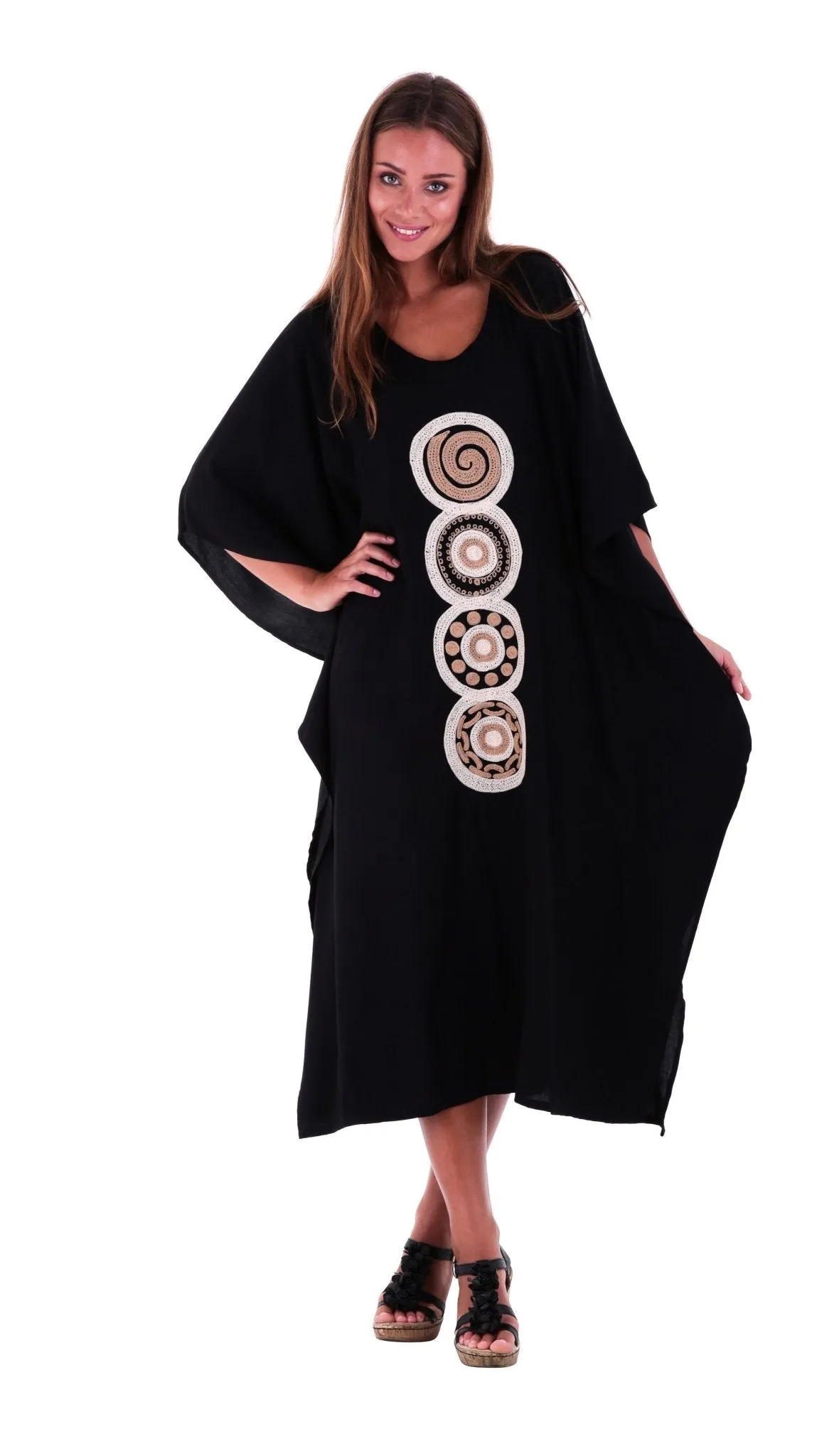 Bohemian Mandala Kaftan Dress