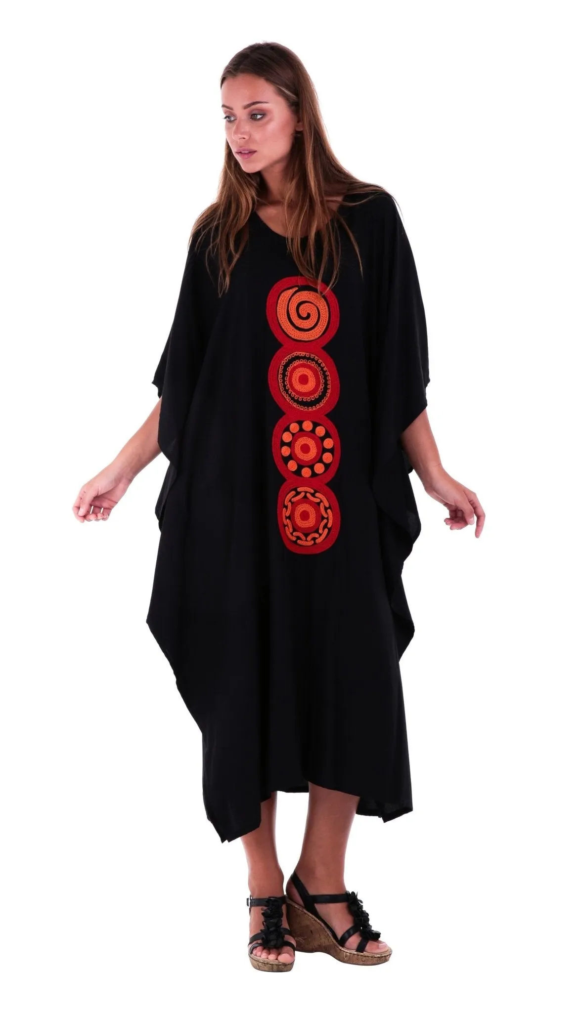 Bohemian Mandala Kaftan Dress