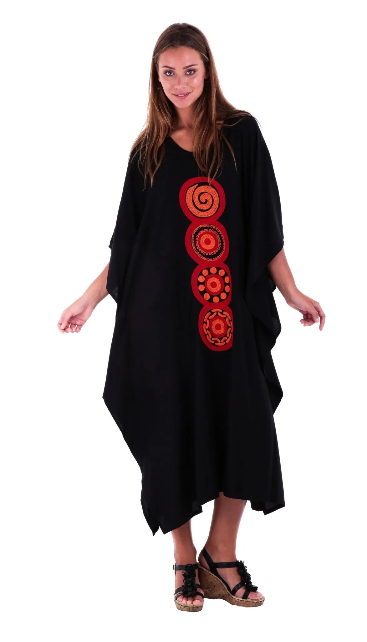 Bohemian Mandala Kaftan Dress