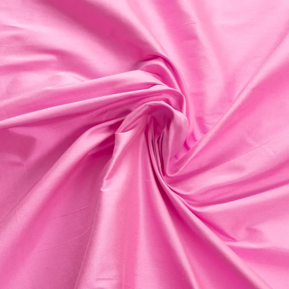 Candy Pink Powerloom Silk Dupion