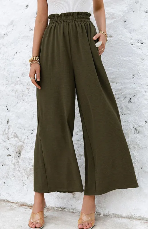 Casual Luxe High Waist Pants