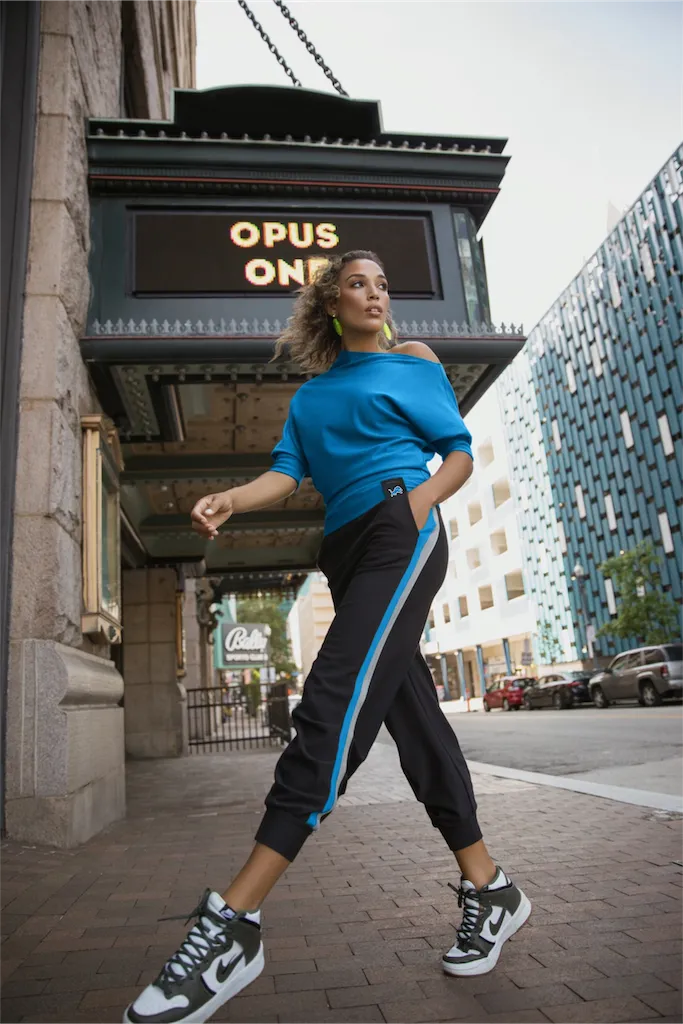 Detroit Lions Striped Jogger