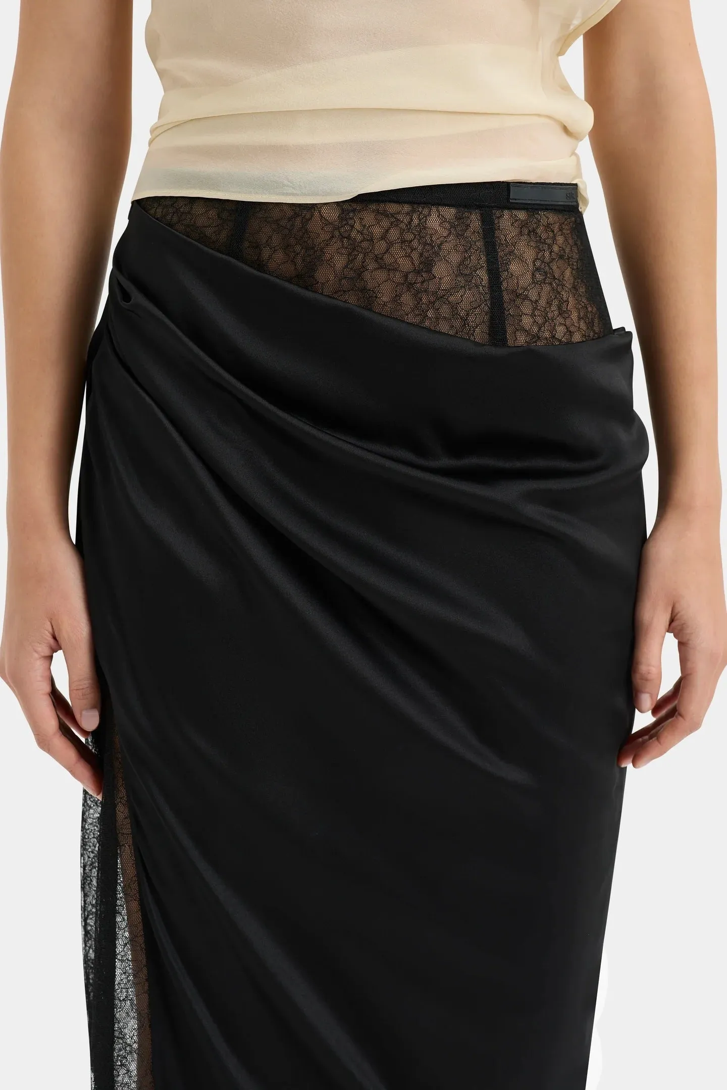 DUNYA DRAPED SKIRT