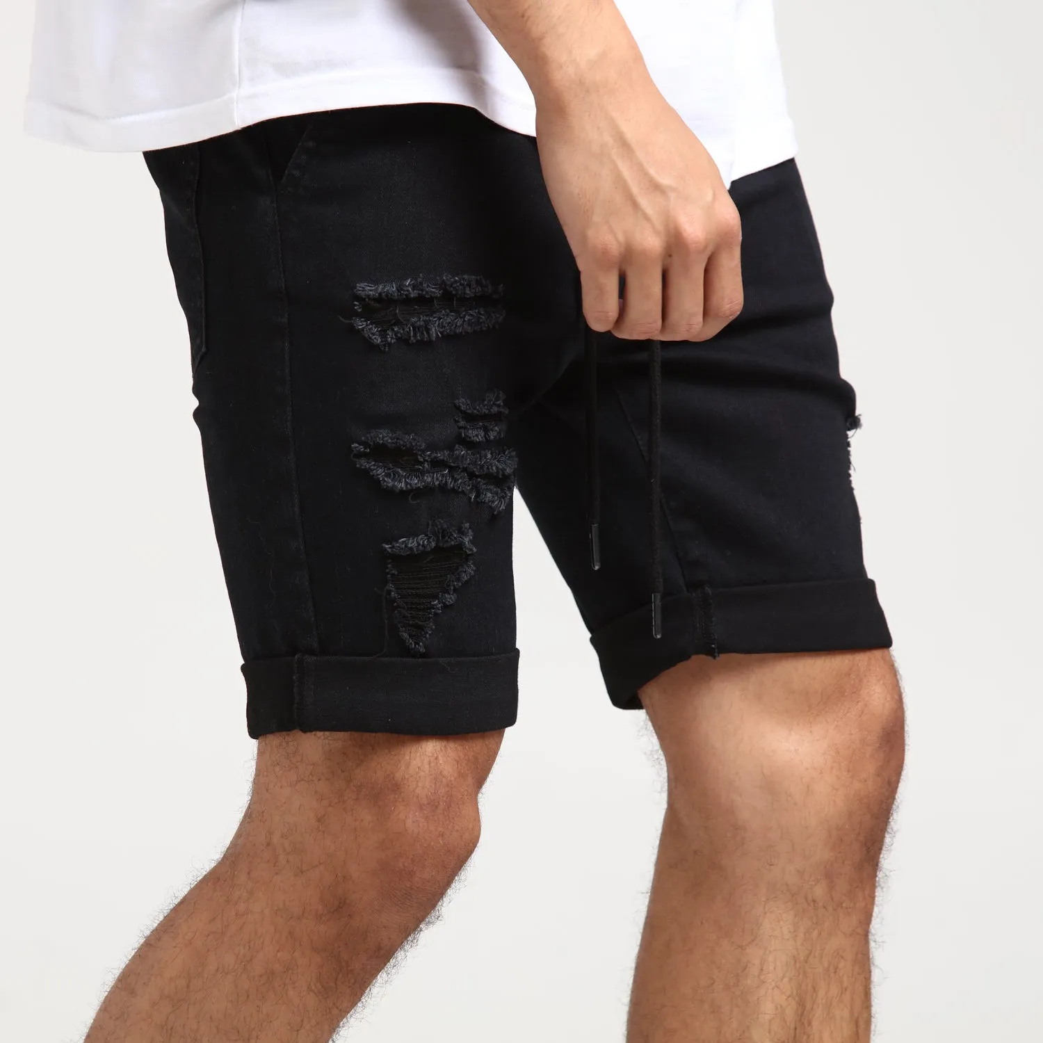 ENES Arise Denim Short Black