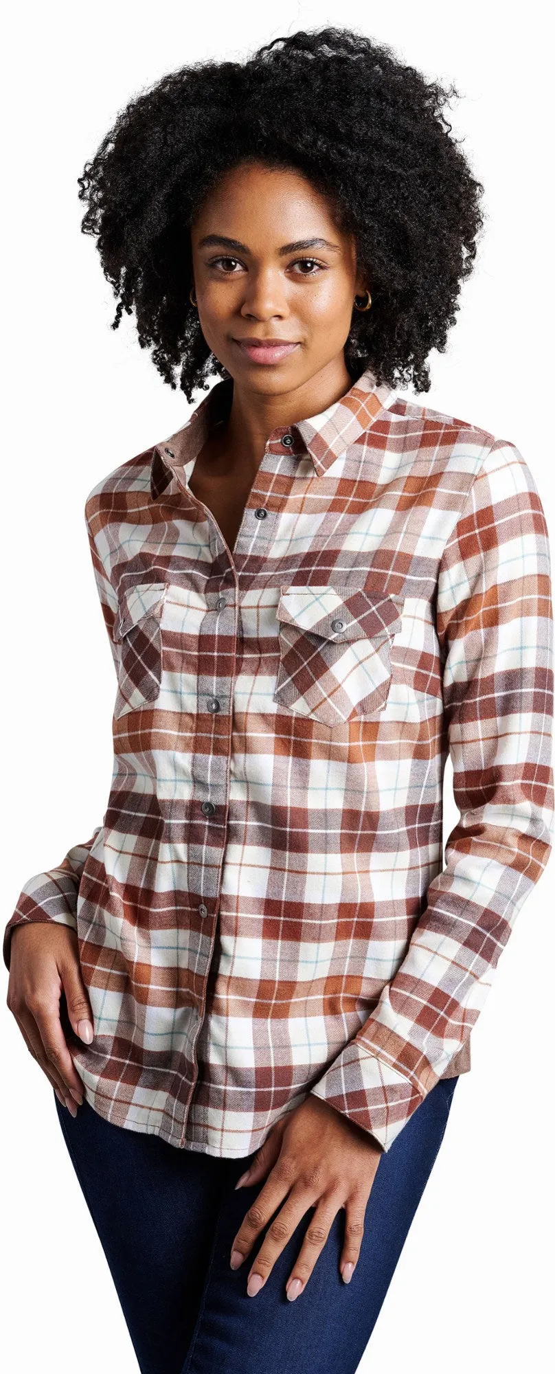 Flannel shirt Tess - women's KUHL, orange