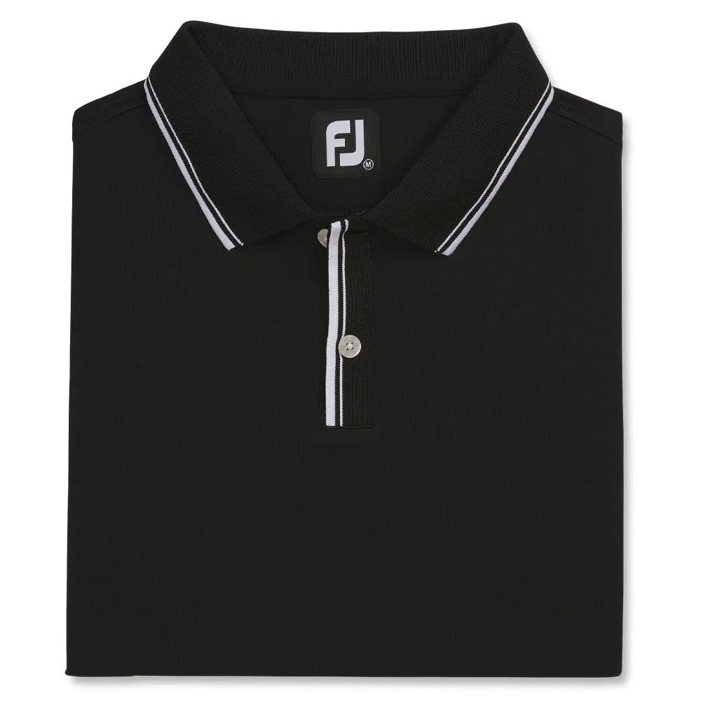 FootJoy Pique Sun Protection Knit Collar Golf Polo 2023