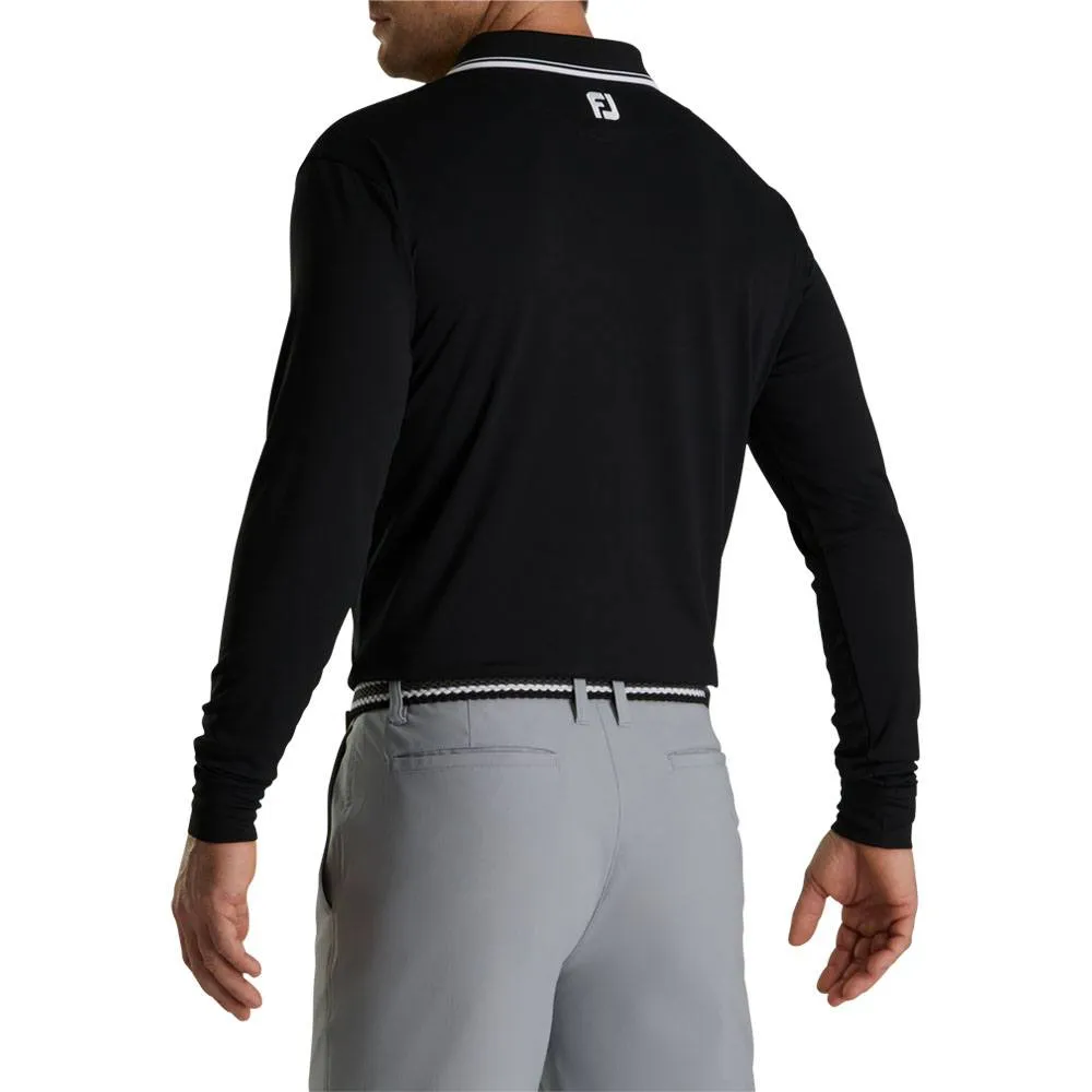 FootJoy Pique Sun Protection Knit Collar Golf Polo 2023