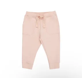 French Terry Jogger- Solid Pink