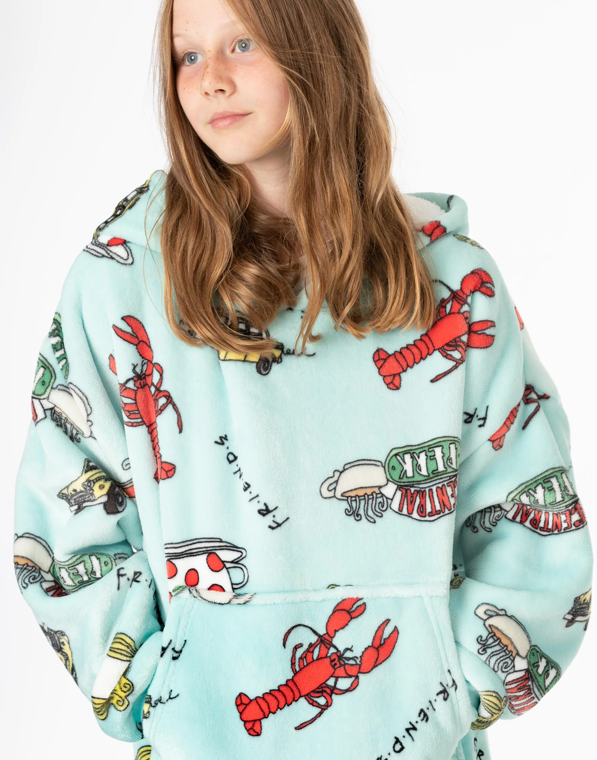 Friends Kids Oversized Blanket Hoodie