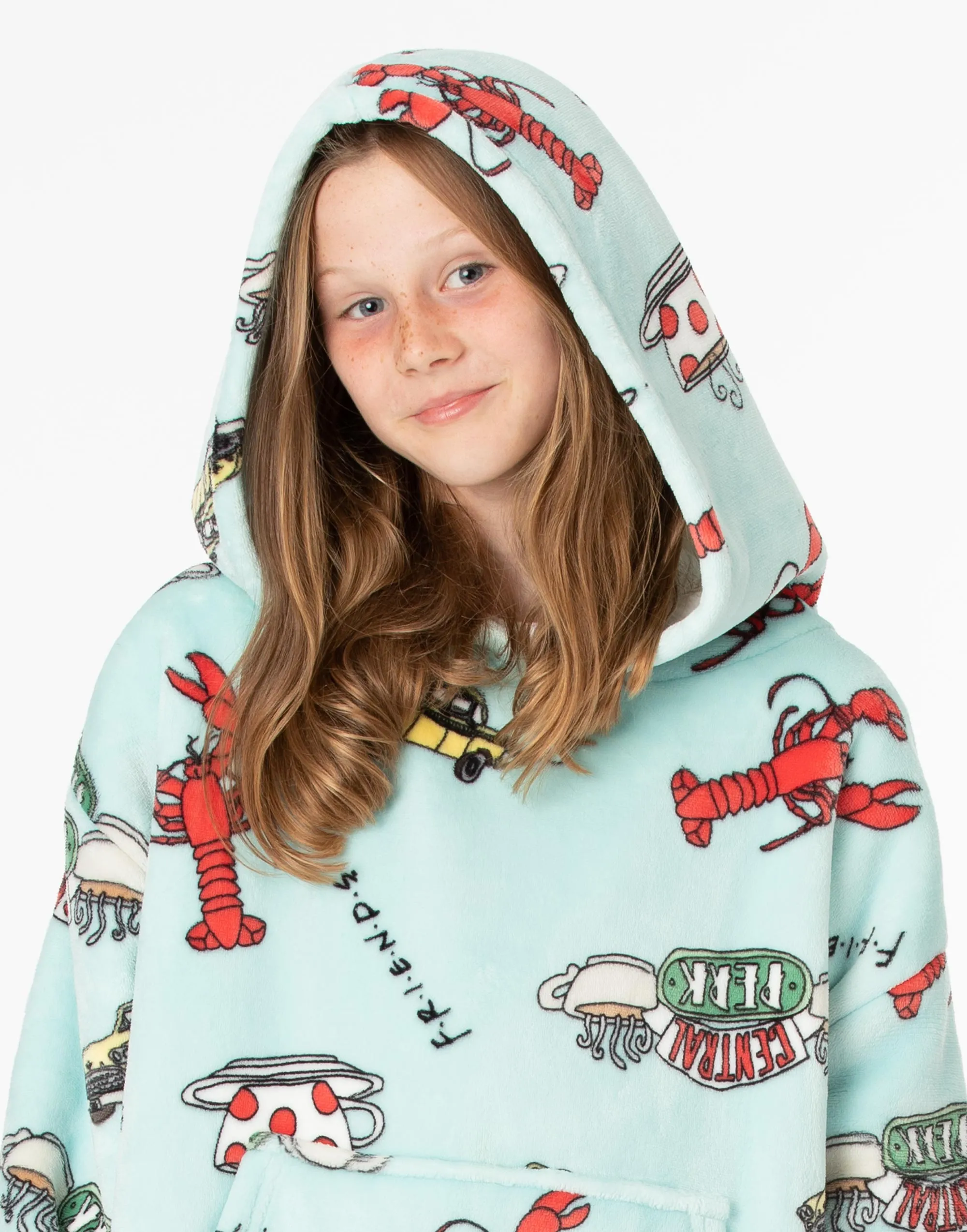 Friends Kids Oversized Blanket Hoodie