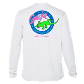 Gecko Watchers Sun Shirt - UPF50 Gecko Hawaii Graphic Tee