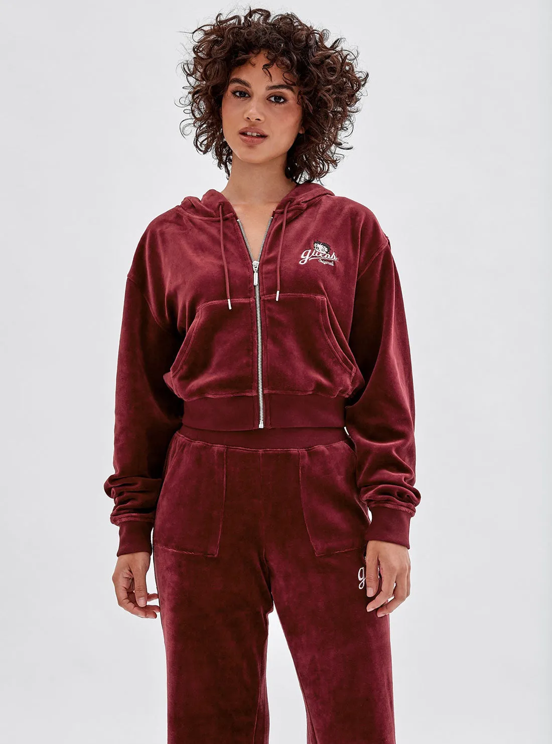 Guess Originals x Betty Boop Vino Velour Jacket