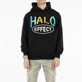 Halo Effect Unisex Heatmap Reflective Black Hoodie