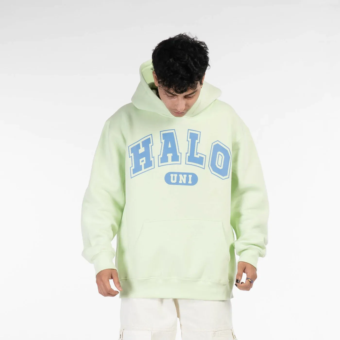 Halo Effect Unisex Univ Pista Green Hoodie