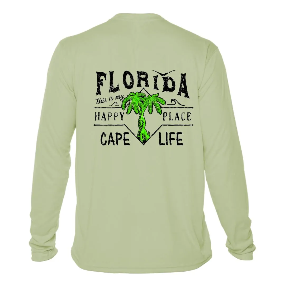 Happy Place Sun Shirt - UPF50 Sun Protection Graphic Tee