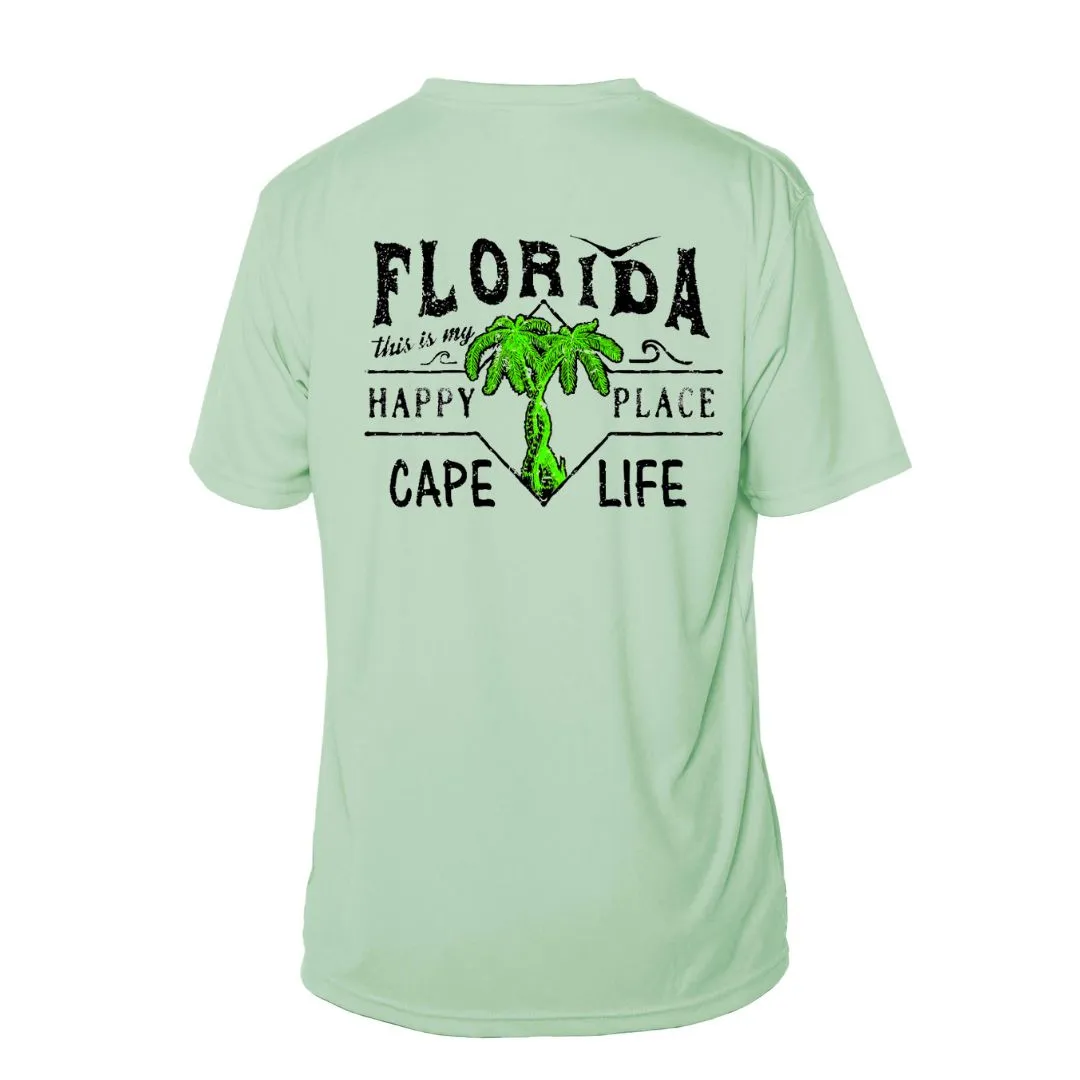 Happy Place Sun Shirt - UPF50 Sun Protection Graphic Tee