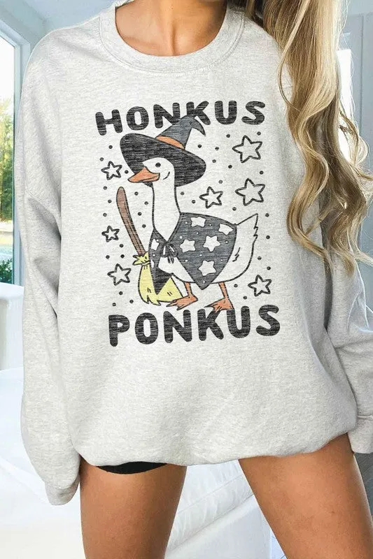 HOCUS POCUS CUTE HALLOWEEN OVERSIZED SWEATSHIRT