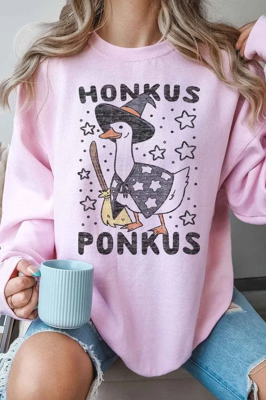 HOCUS POCUS CUTE HALLOWEEN OVERSIZED SWEATSHIRT