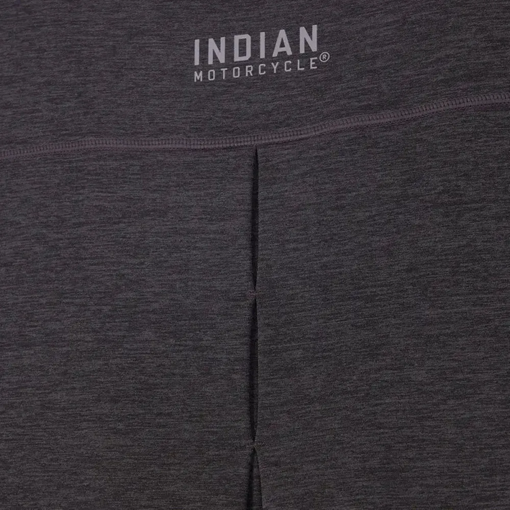 Indian Motorcycle Womens Outline Logo Athlete T-Shirt Gray