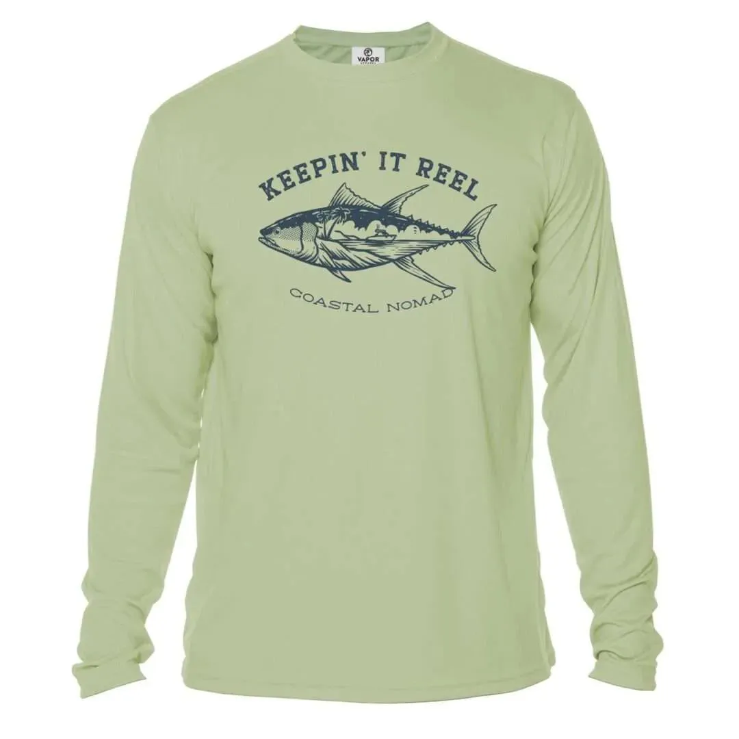 Keeping It Reel Fish Sun Shirt - Men UPF50 Graphic Tee