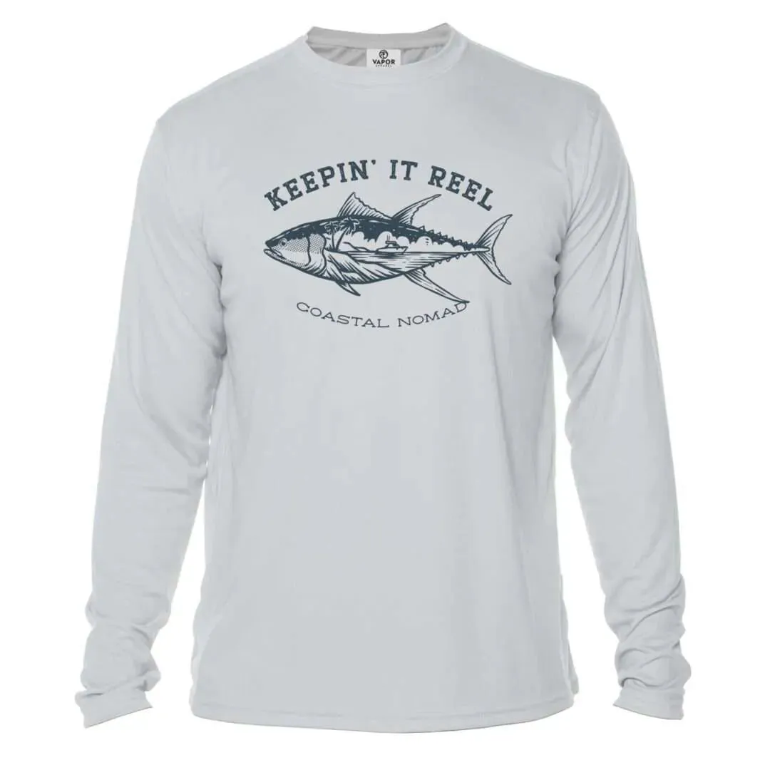 Keeping It Reel Fish Sun Shirt - Men UPF50 Graphic Tee