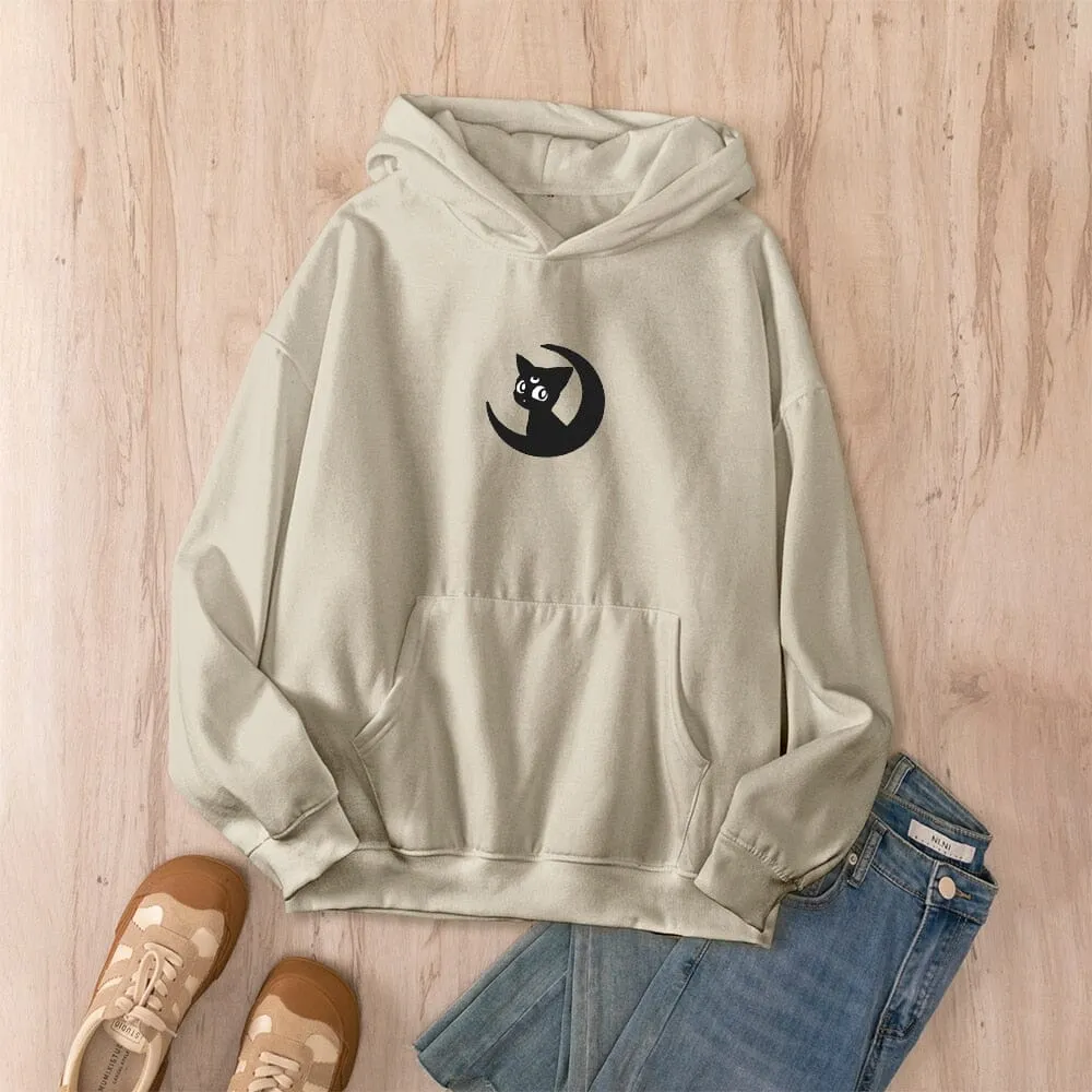 Luna Moon Oversized Soft Hoodies