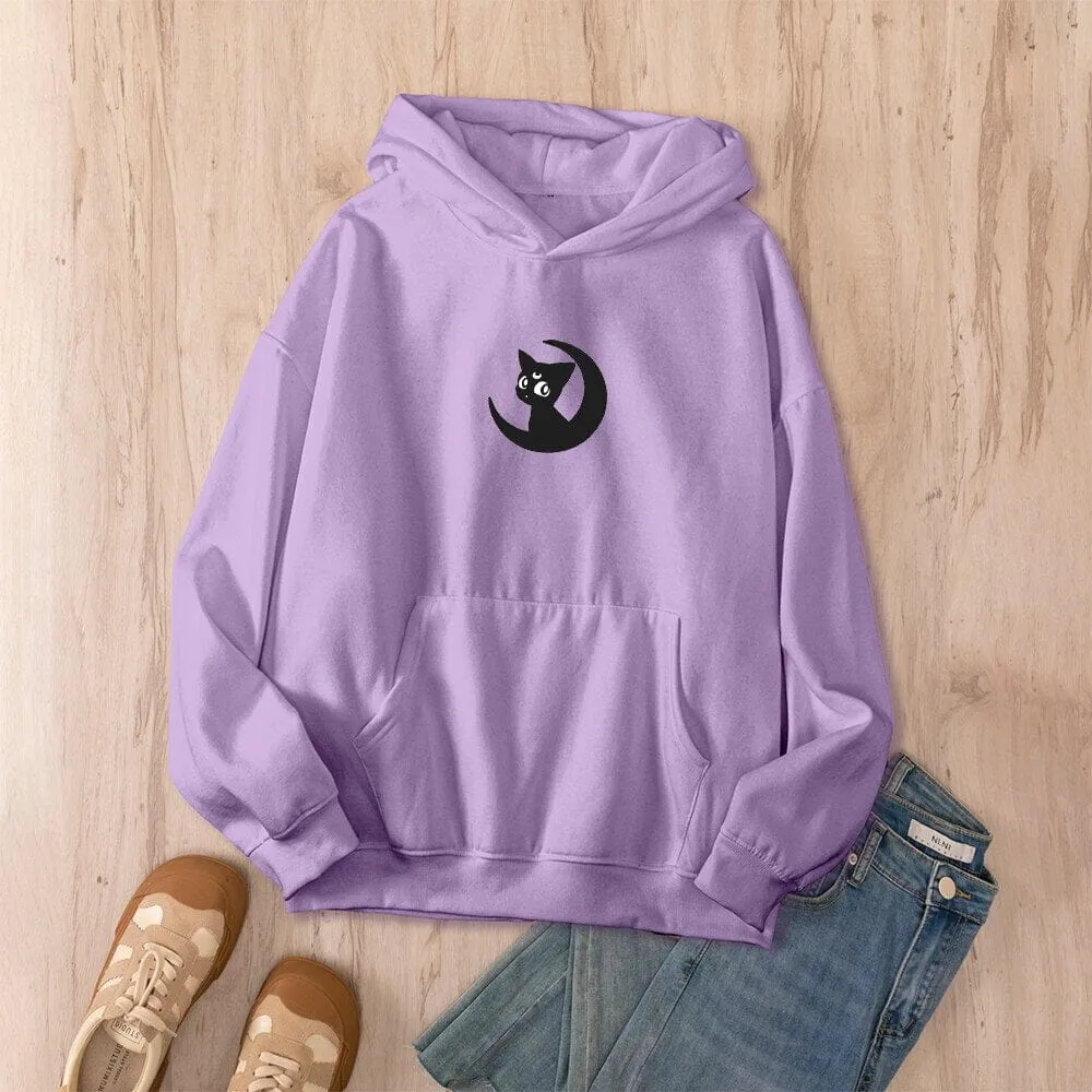 Luna Moon Oversized Soft Hoodies