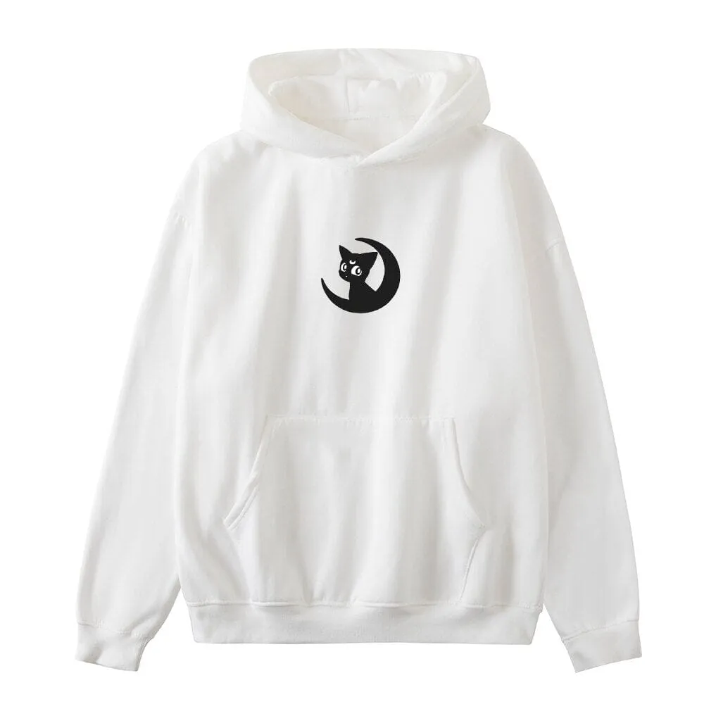 Luna Moon Oversized Soft Hoodies