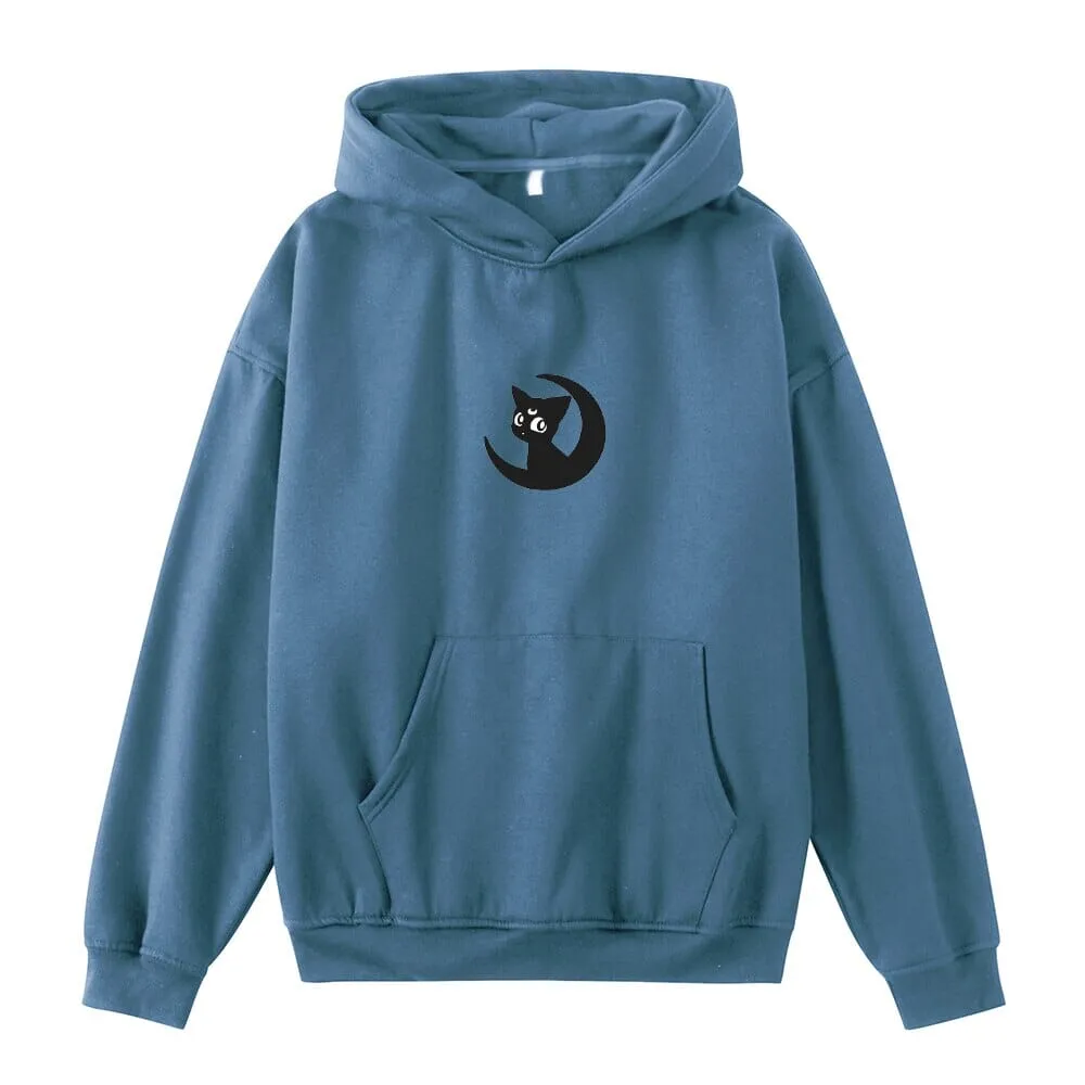 Luna Moon Oversized Soft Hoodies