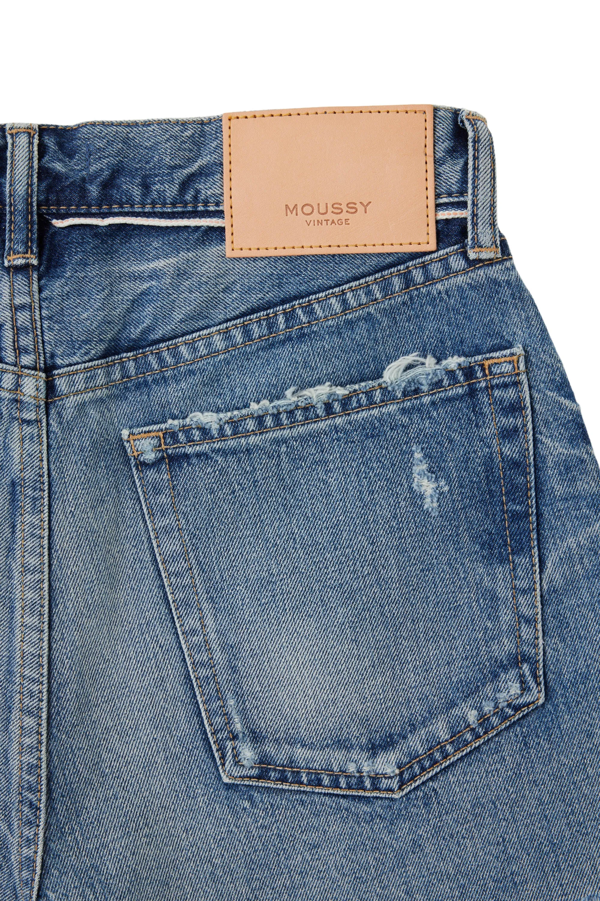 Moussy Denim Elam Shorts in Blue