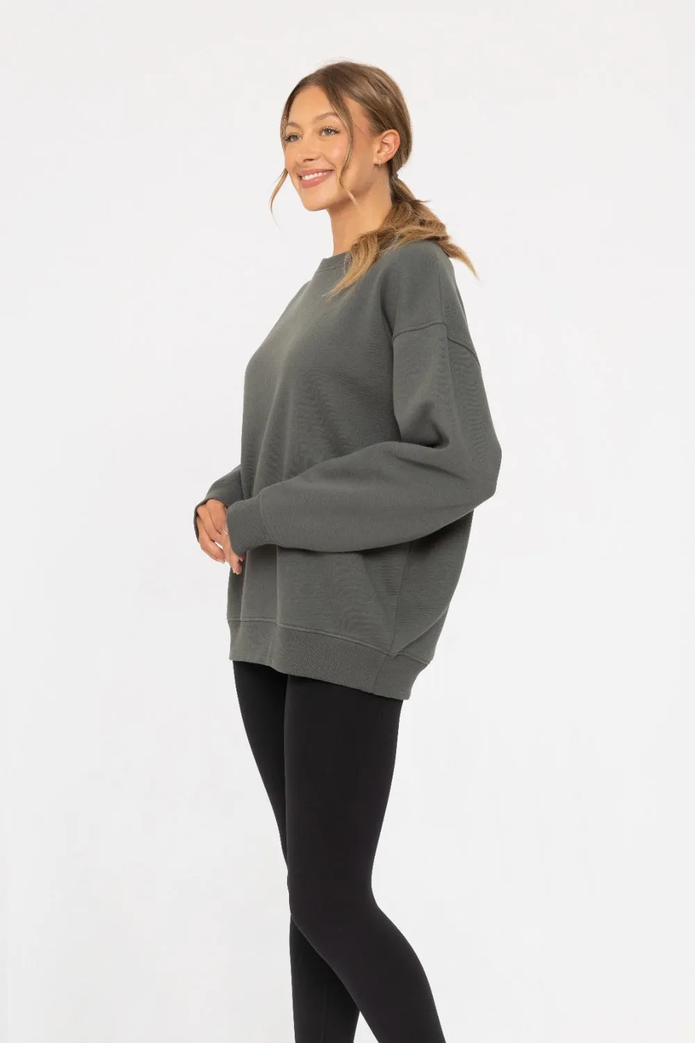 Oversized Fleece Sweatshirt