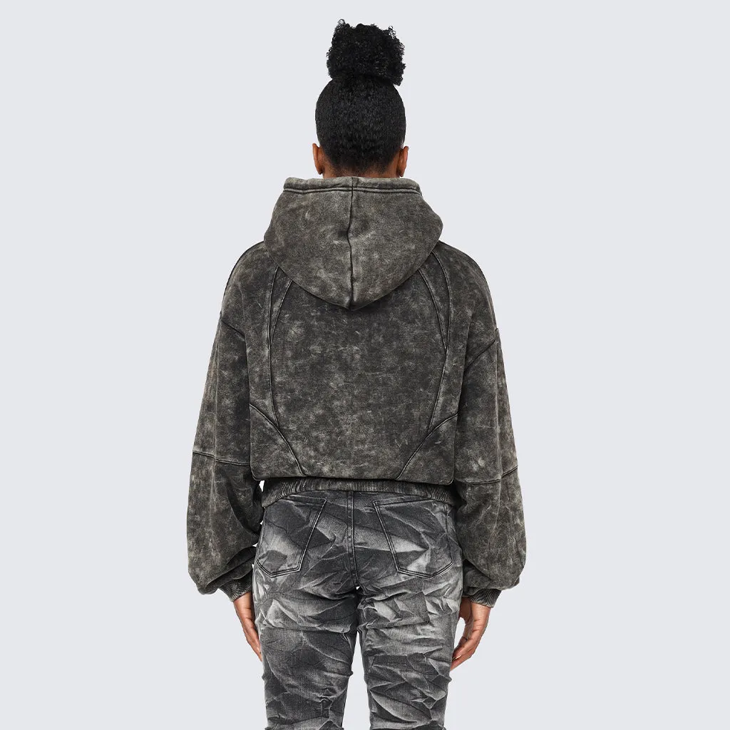 Oversized Pullover Hoodie - Graphite