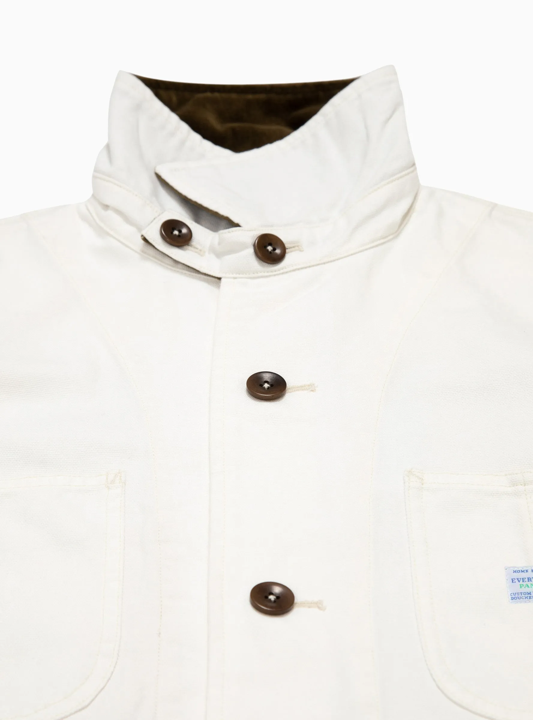 Paperclip Apron Jacket White