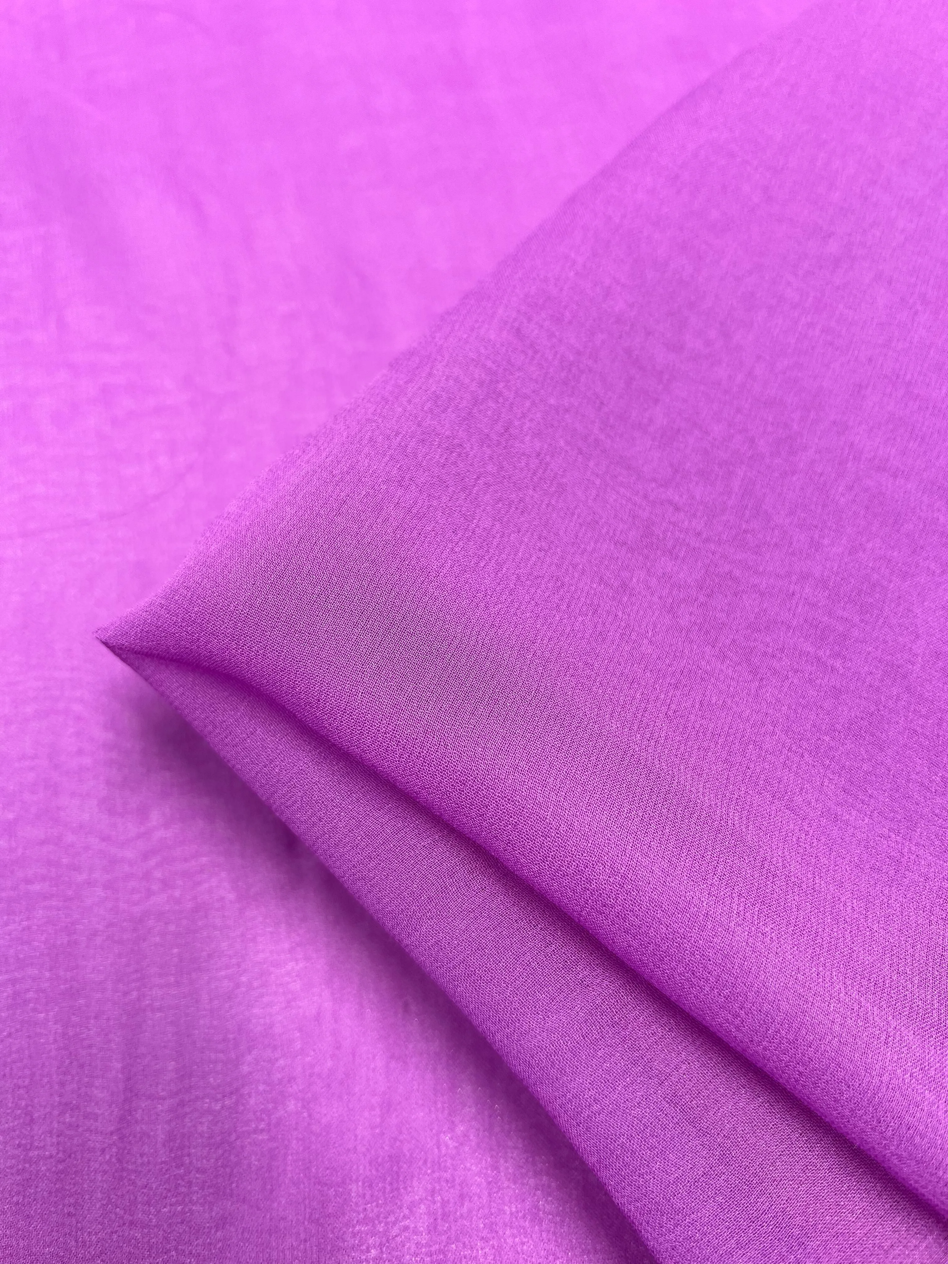 Pure Silk Georgette - Iris - 135cm