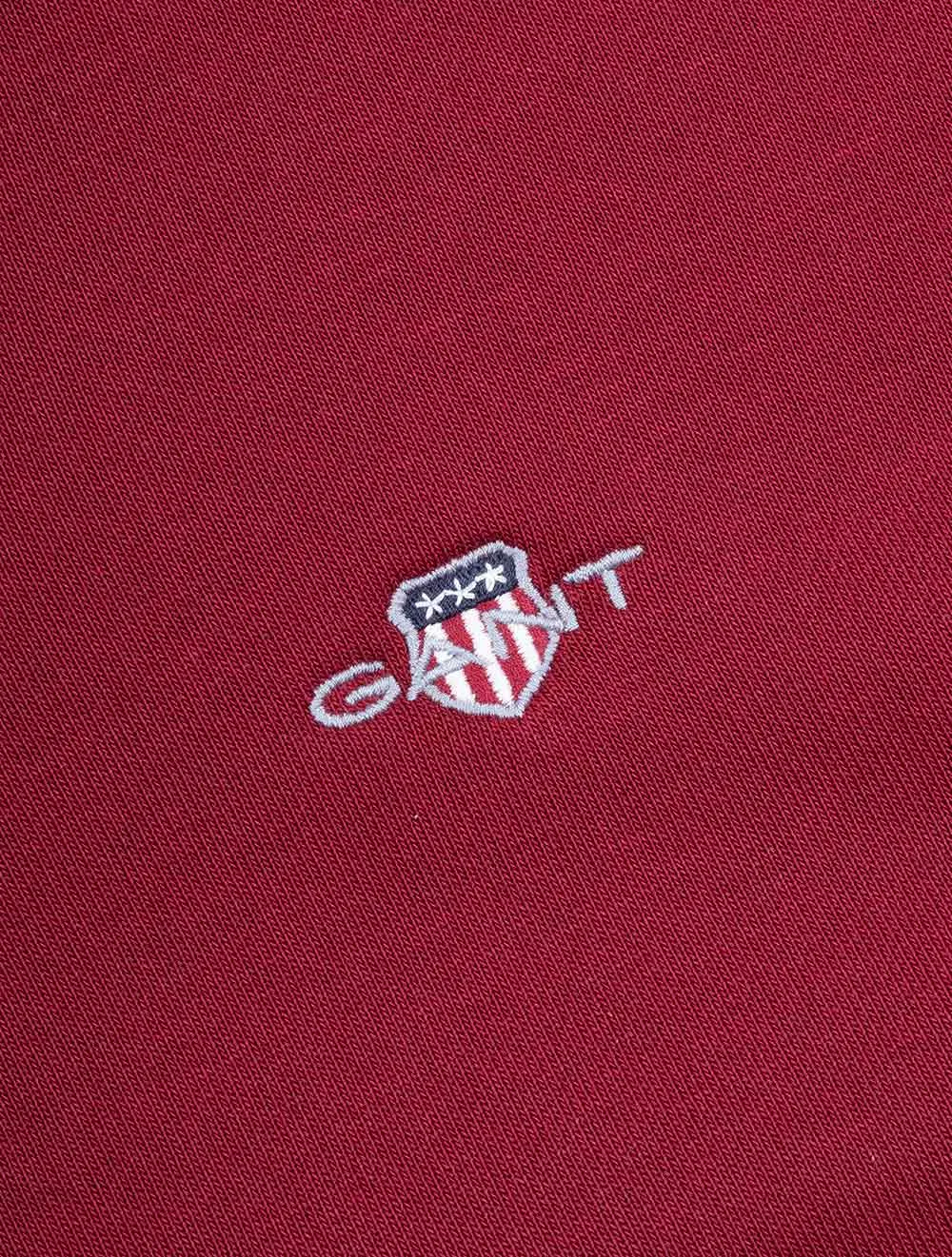 Regular Fit Shield Half Zip Sweat Plumped Red