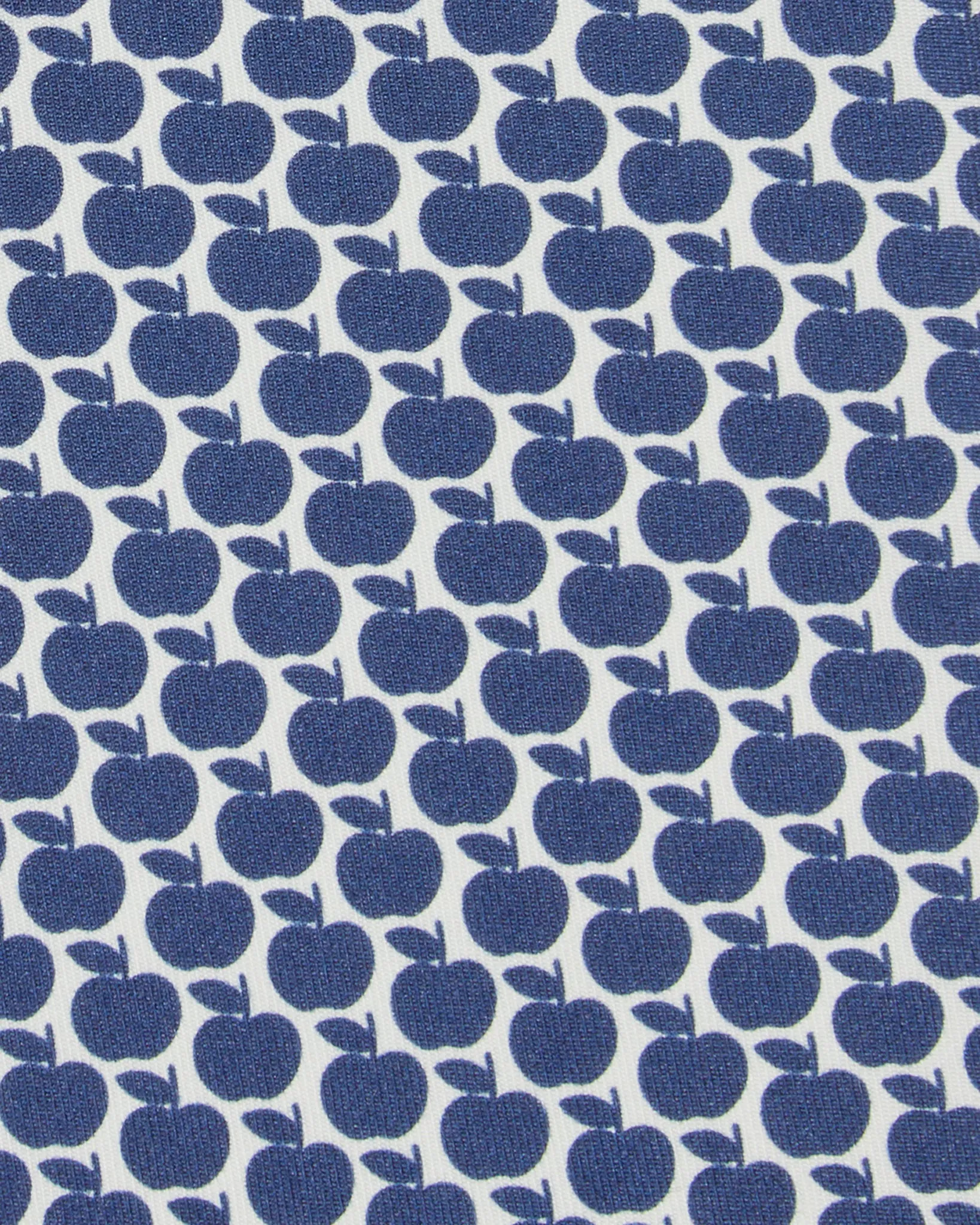 Silk Print Tie in Chalk/Blue Apple