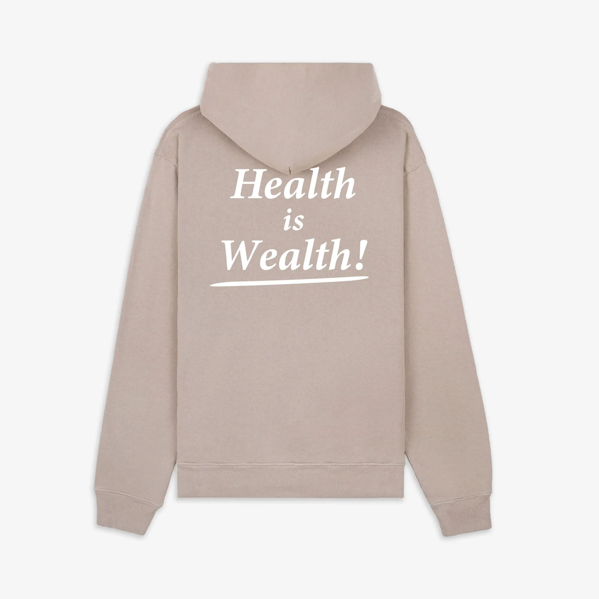 SPORTY & RICH | HEALTH IS WEALTH HOODIE { ELEPHANT/WHITE