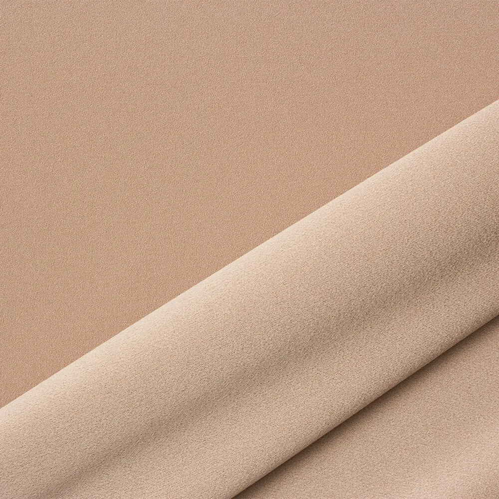 Taupe Satin Backed Crêpe