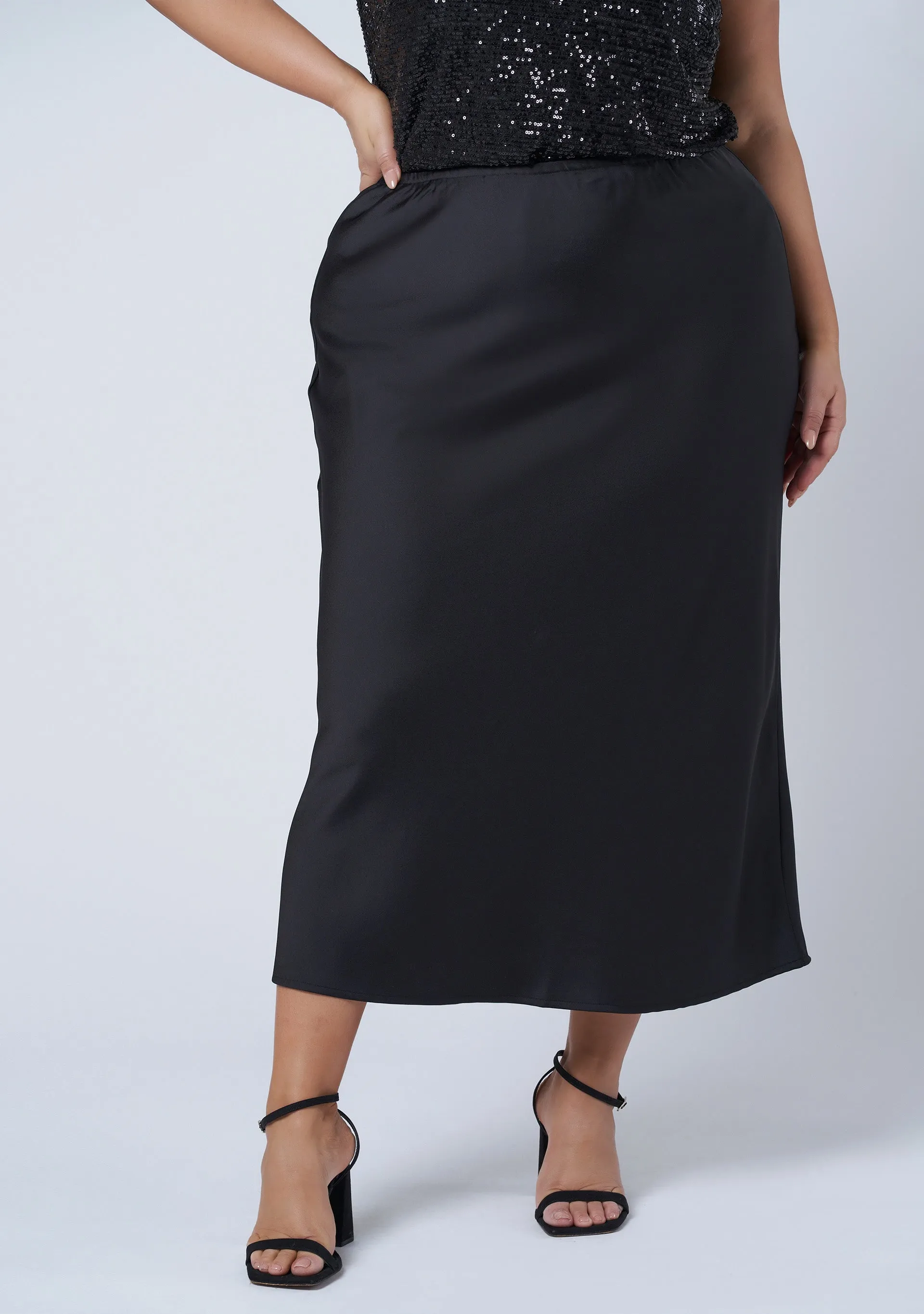 The Ivy Satin Skirt