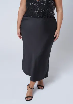 The Ivy Satin Skirt