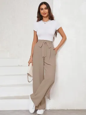 The Vogue Wide Leg Pant ~ Wheat