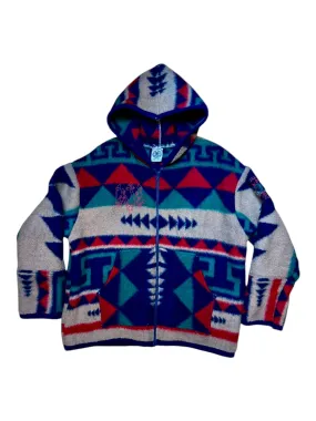 “Tribal” Fleece Zip Up